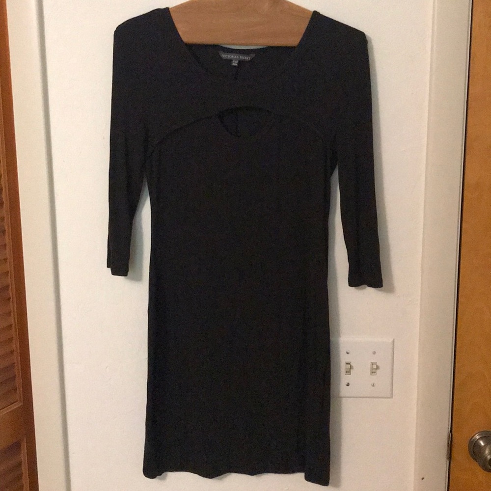 Black bodycon VICTORIAS SECRET dress size XS